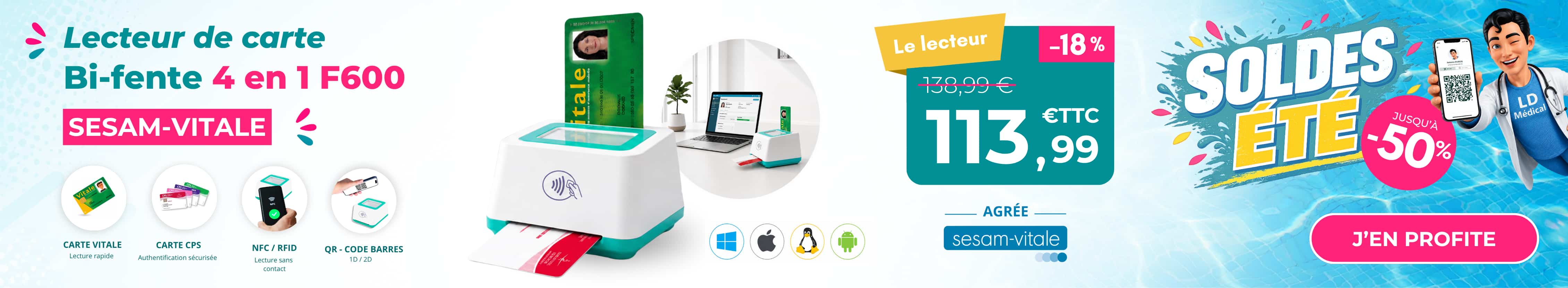 Lecteur Carte vitale